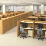 Three-H Call Center Cubicle Systems
