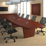 Three-H Conference Table and Chairs